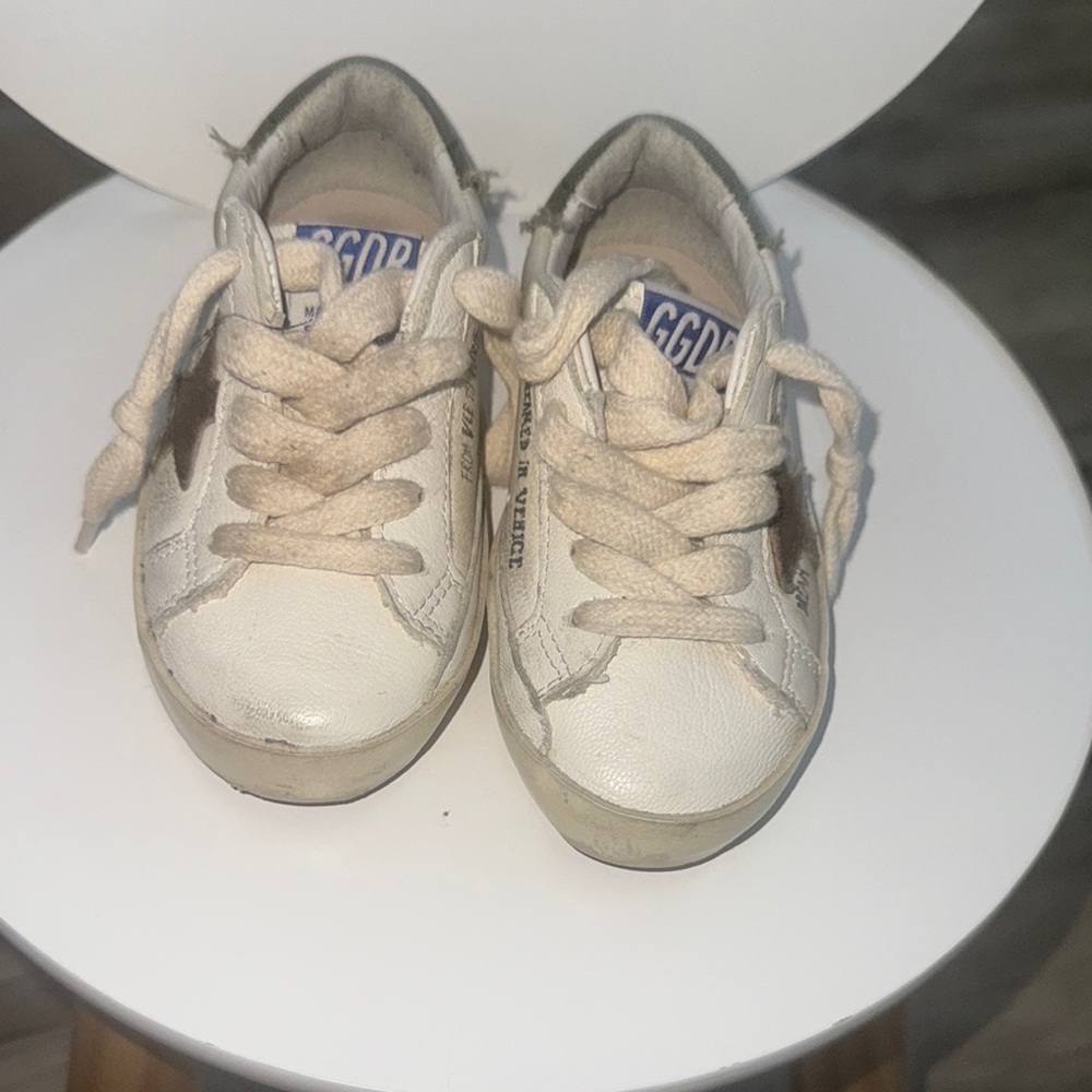 Golden Goose Kids White Sneakers